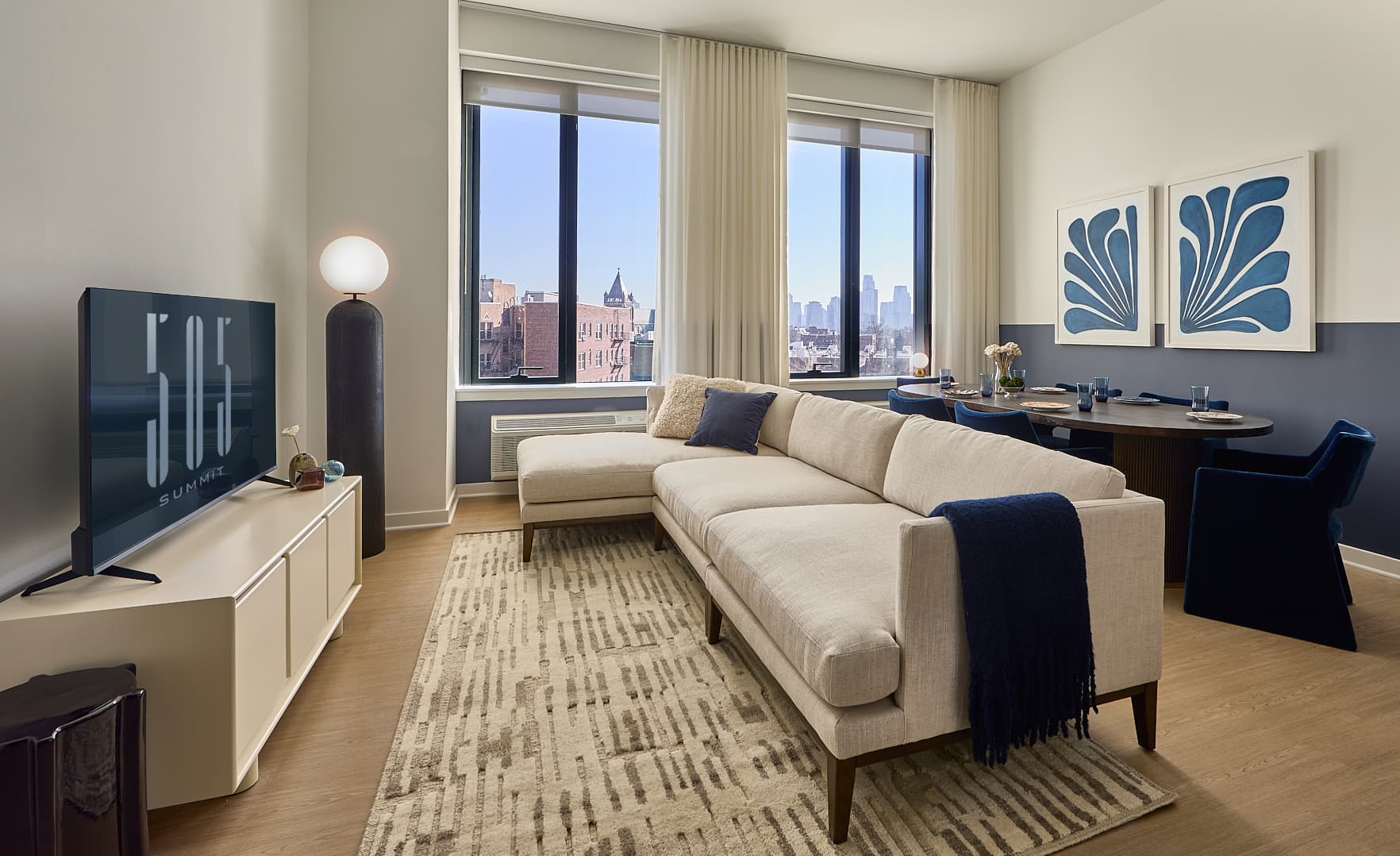 505 Summit living room