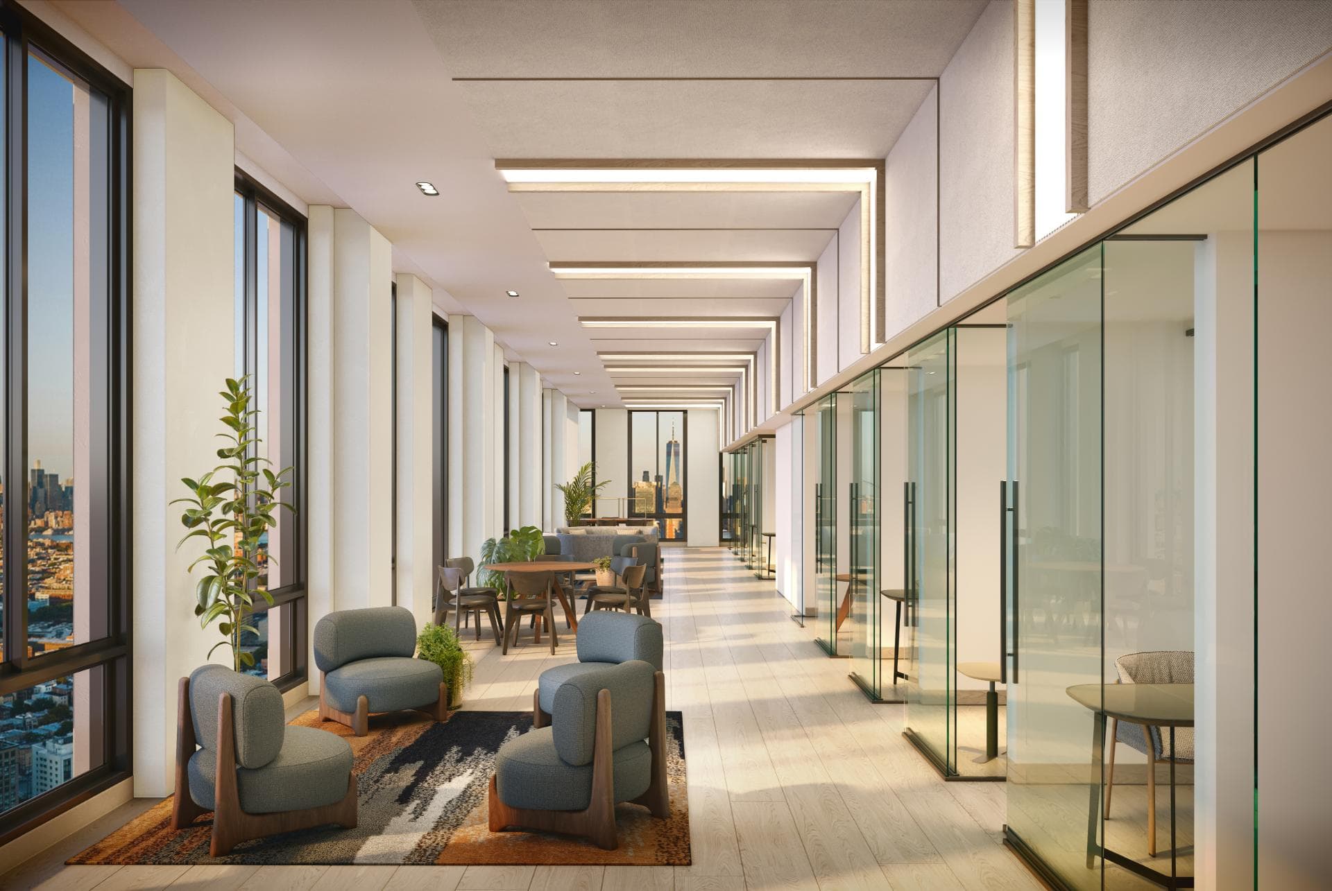 505 Summit coworking lounge