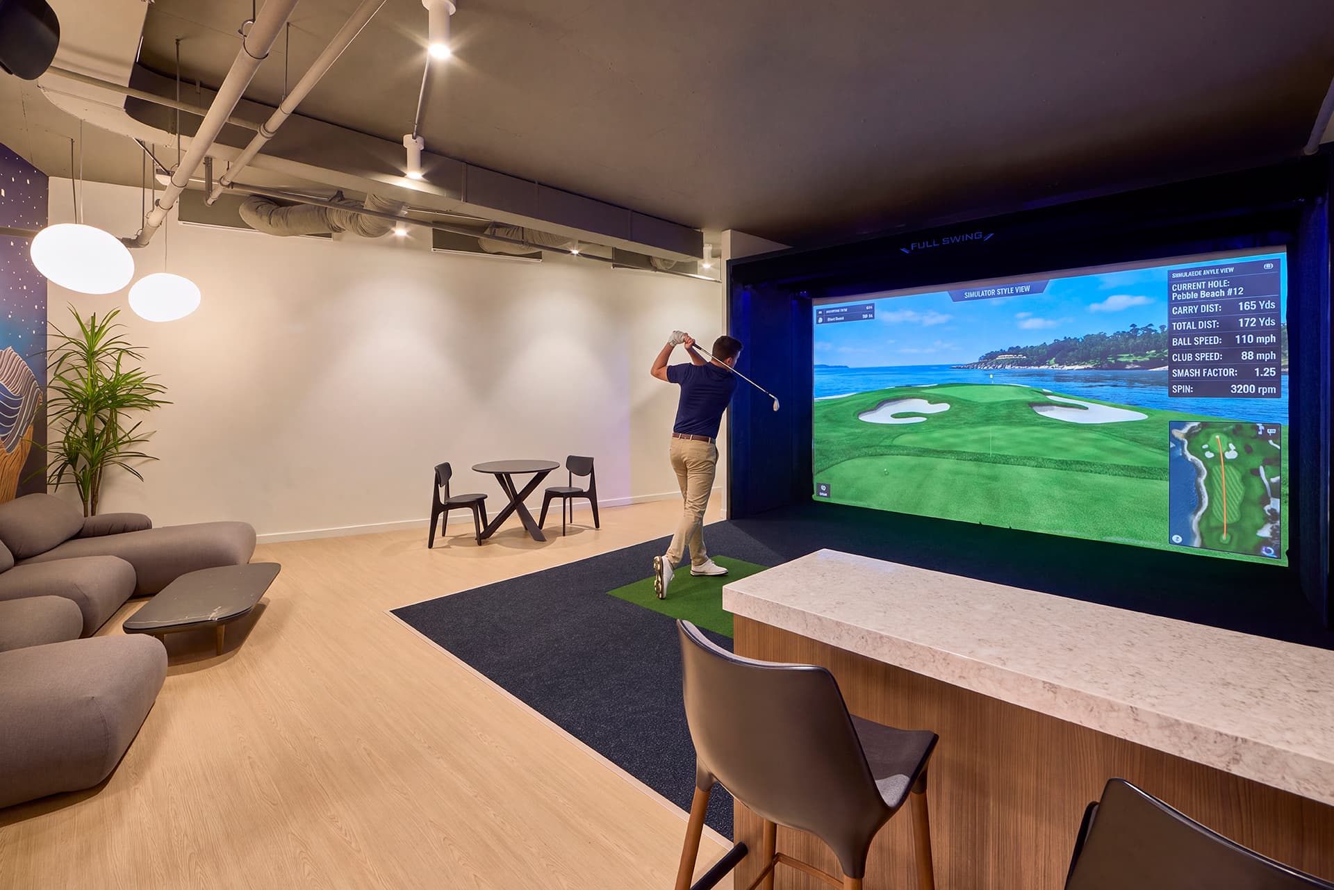 505 Summit golf simulator